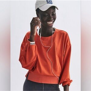 FP Movement by Free People Jump Start Layer Top Color Orange Size Small $98